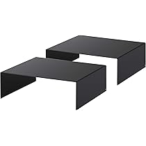 Amazon.co.jp: 山崎実業(Yamazaki) 伸縮収納棚 ブラック 約W36.5-60